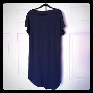 NWOT Lou and Grey blue knit dress